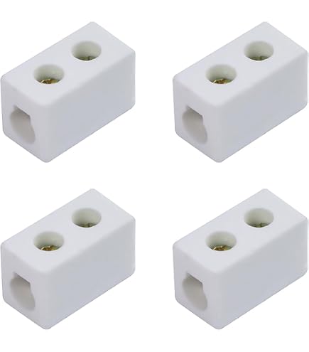 Amazon.com: uxcell Ceramics Terminal Blocks High Temp Porcelain
